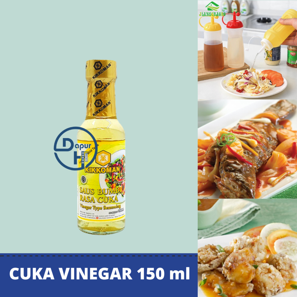 

KIKKOMAN Vinegar Type Seasoning 150 ml Halal/ Cuka Acar//