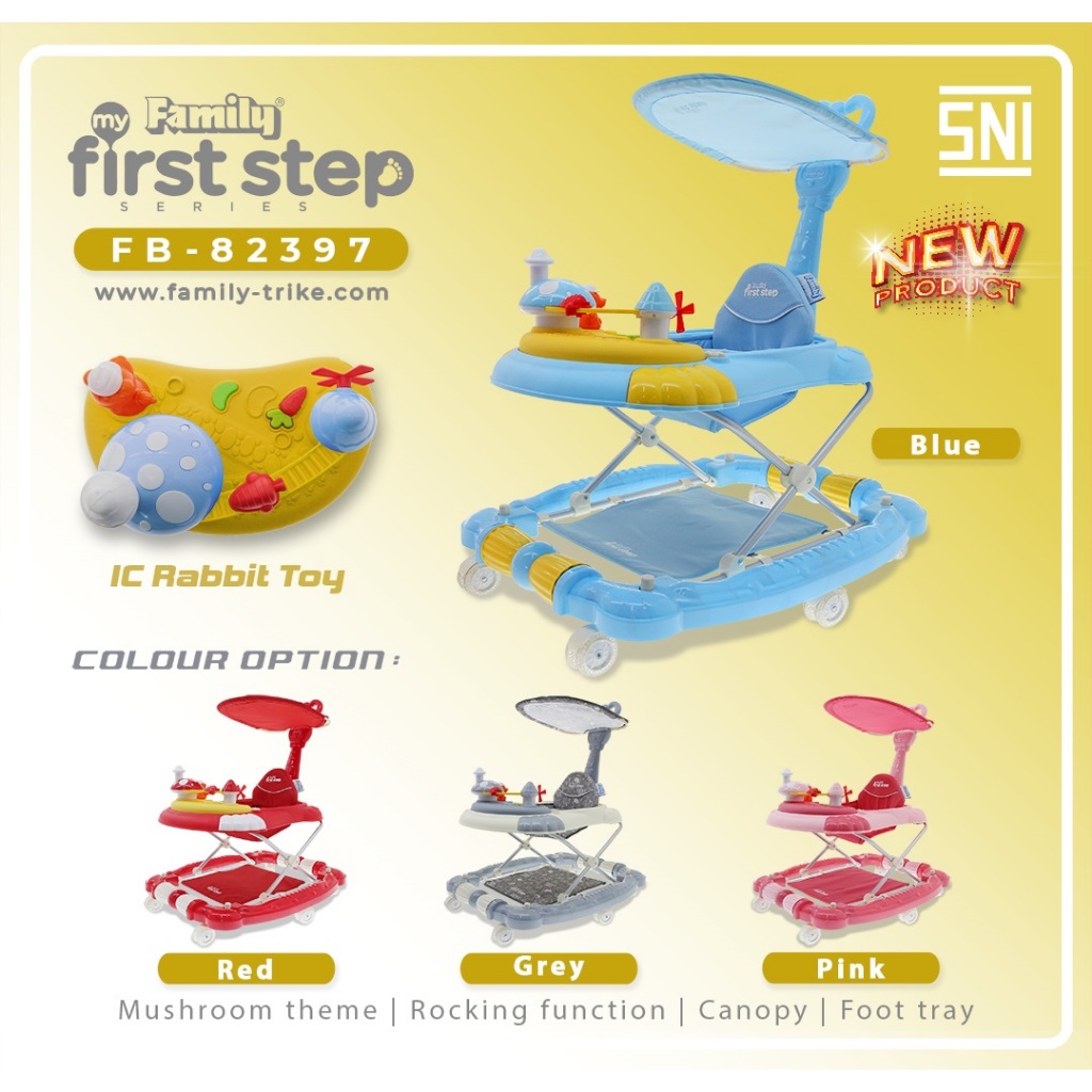 BABY WALKER FAMILY FIRST STEP 82397