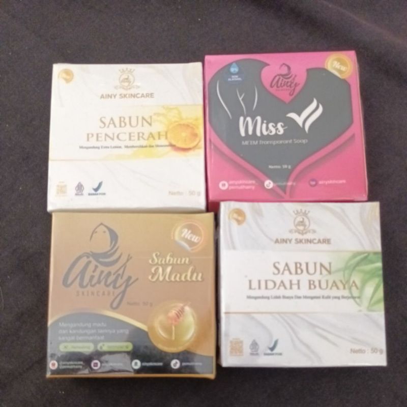 AINYSKINCARE SABUN MADU LIDAH BUAYA PENCERAH DAN MISS V
