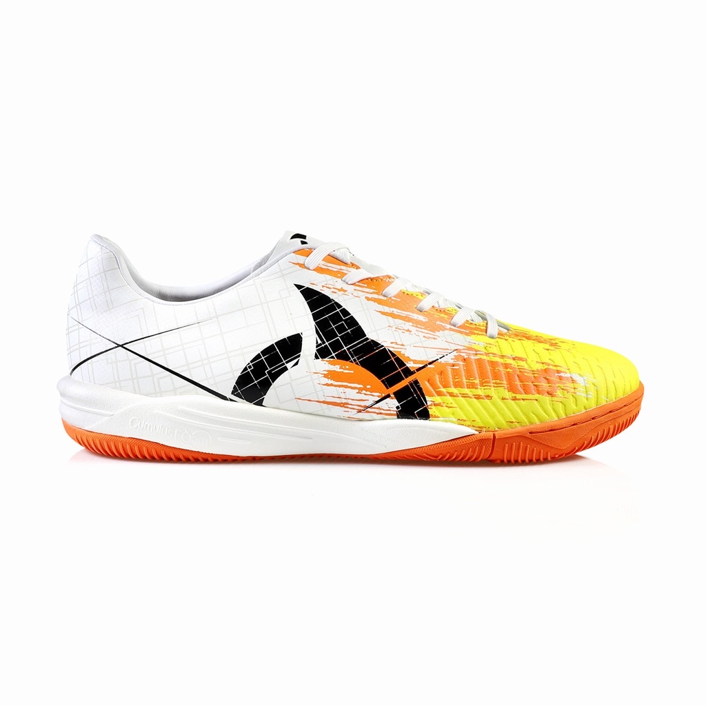 Sepatu Futsal Ortuseight Forte Xcaliburn IN  - lime/ortrange/off white ( 100% ORIGINAL )
