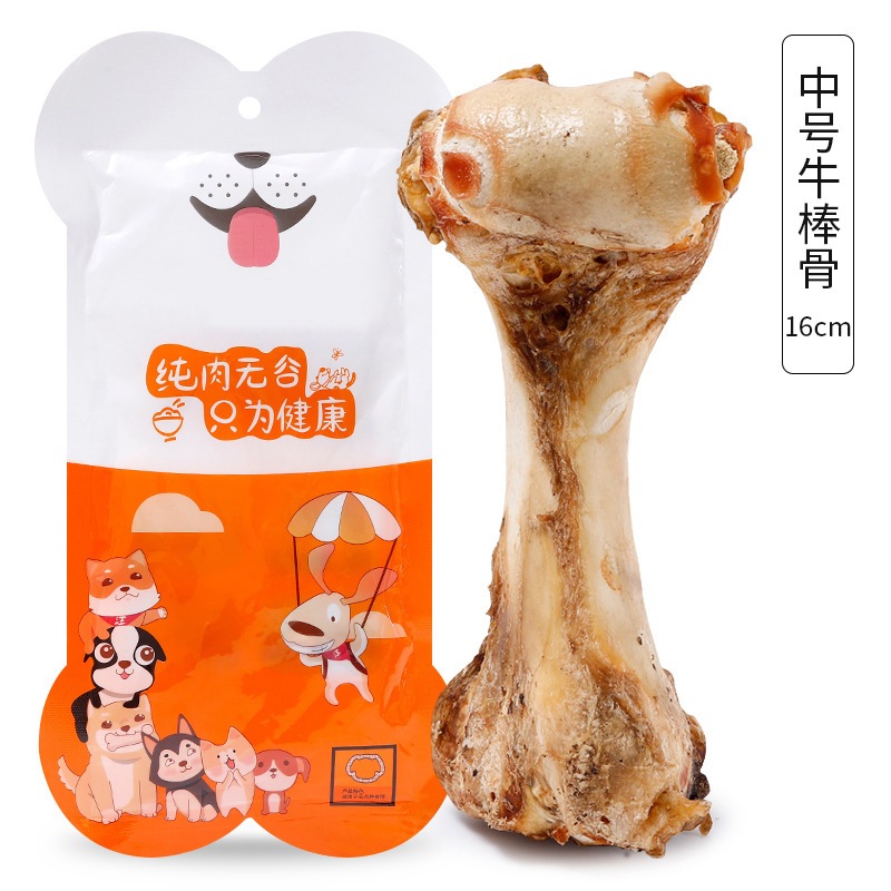 Snack Cemilan Tulang Anjing Iga Sapi Kecil 16cm satuan Dental Bone 16 cm Poki Collection