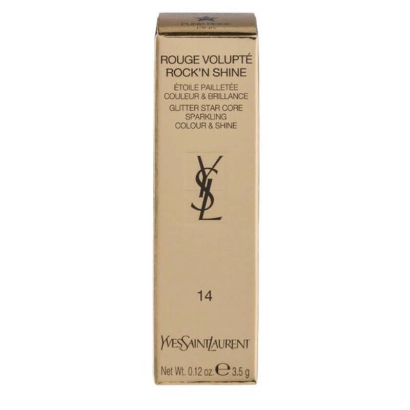 YSL Rouge Volupté Rock'n Shine - lipstick 14 PUNK ROCK PINK