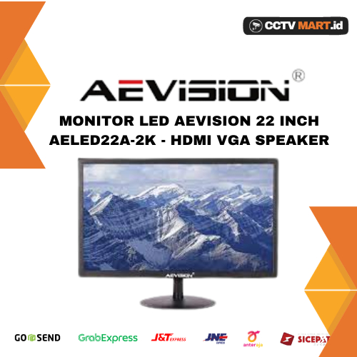 MONITOR LED AEVISION 22 INCH AE-LED22A-2K - HDMI VGA SPEAKER