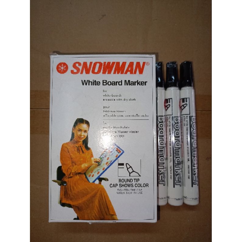 

Spidol Whiteboard Snowman BG-12 ( Pcs )