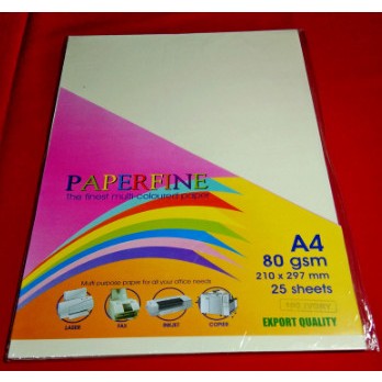 

PaperFine Color A4 80 gr 20 sheet IT 100 - 371 Harga 1 Bungkus isi 20 Lembar