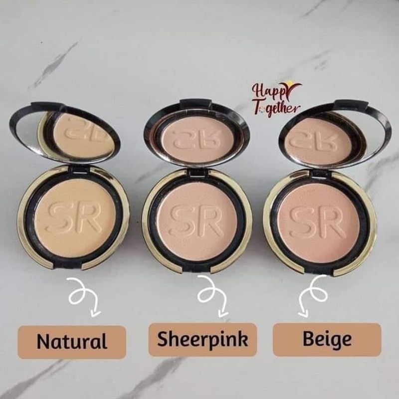 SR12 - Daily cover SR12 / bedak SR12 / bedak anti luntur / Compact powder/bedak padat SR12/bedak sul