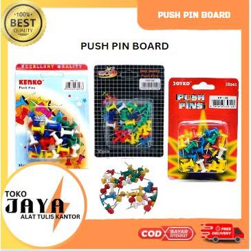 

Push Pin Board Paku Sterofoam Esco Joyco Kenko Push Pin Warna Toko Jaya ATK Murah & Lengkap