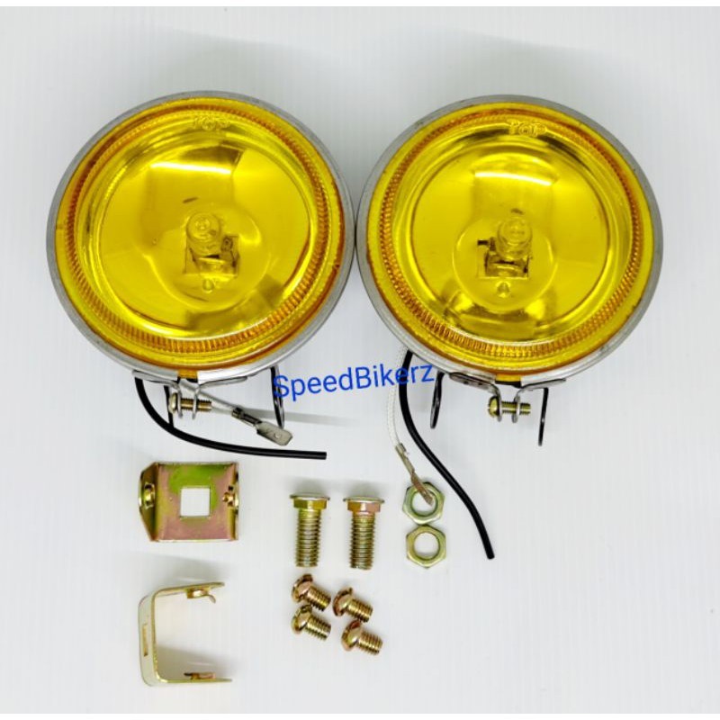 Lampu Tembak Kabut Bulat  Lampu Sorot BULAT / Foglamp BULAT Universal Motor Mobil 12 volt