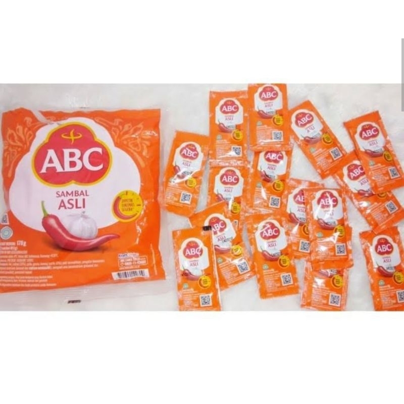 

Abc sambal stick 9 Gram perpack isi 22 Pcs