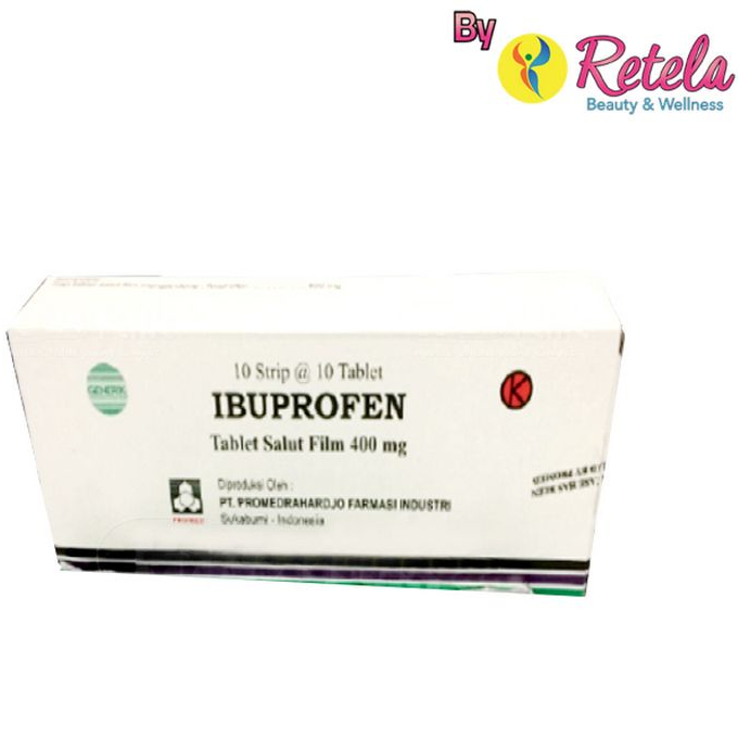 Ibuprofen 400mg 1 Strip 10 Tablet