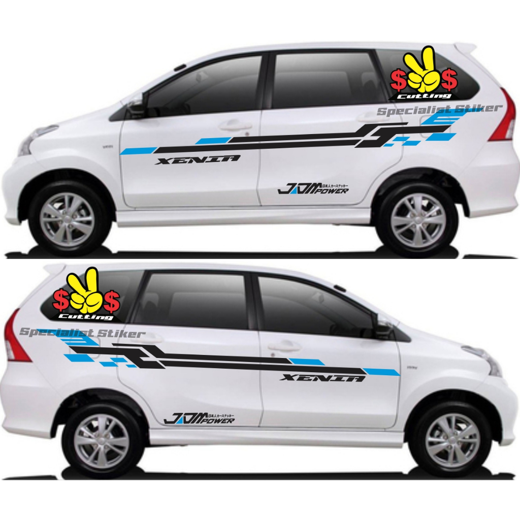 PREMIUM Stiker Mobil Xenia Hitam Lama Sticker Daihatsu Xenia Simple