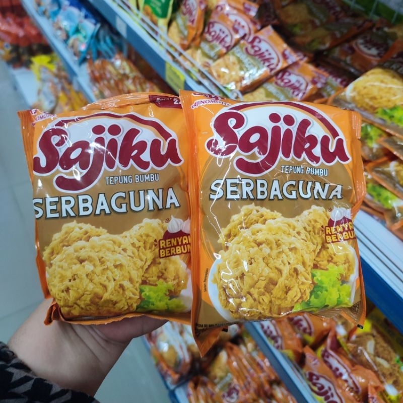 

(GET 2PACK) Tepung Serbaguna Sajiku Renyah Untuk Goreng Ayam Tempe Tahu 220gr.