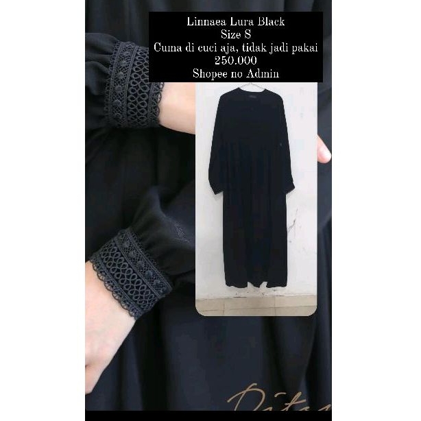 Prewash Linnaea Lura Black Size S Ditsy Ditsyofficial