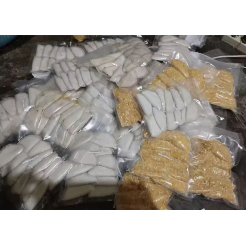 

FROZEN CIRENG PUTIH & CIRENG CRISPY ISI AYAM SUIR & JANDO