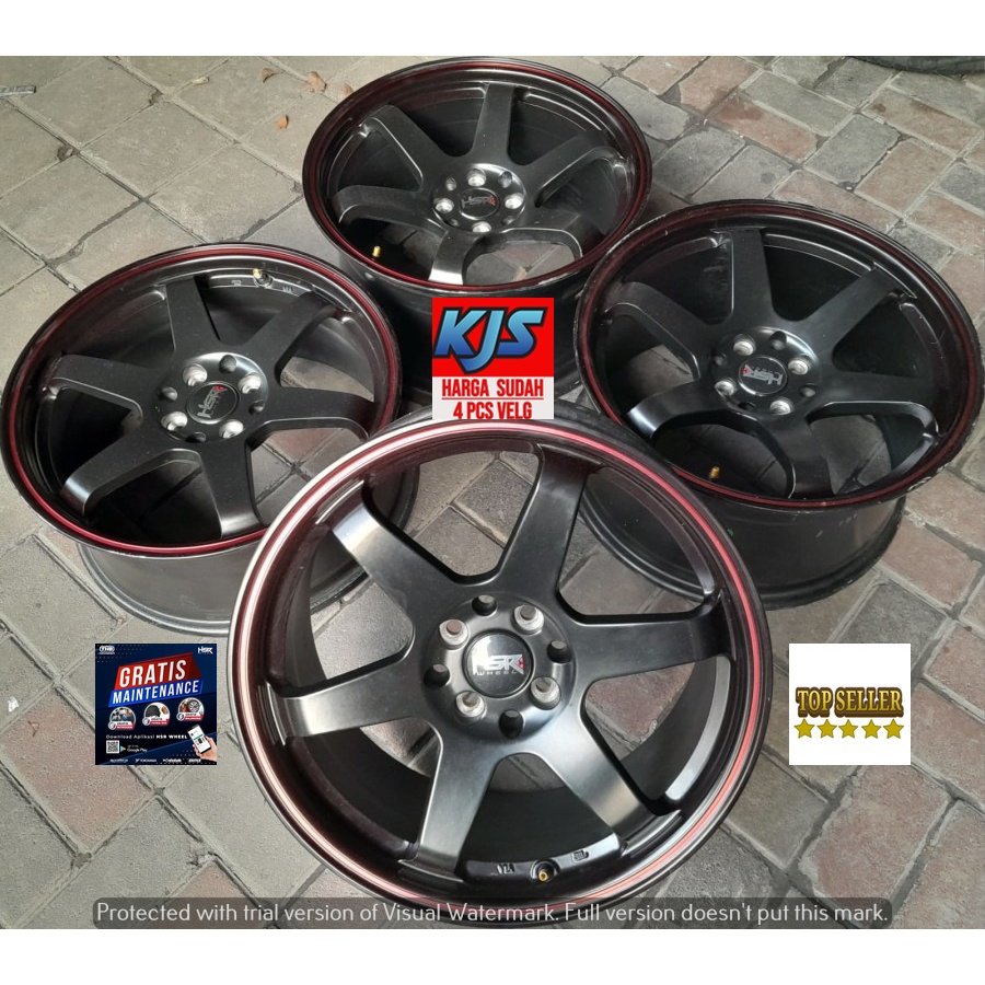 MENJUAL VELG SECOND TERMURAH BERKUALITAS BUAT MOBIL HONDA JAZZ FREED MAZDA 2 VIOS NEW EVALIA  MODEL 