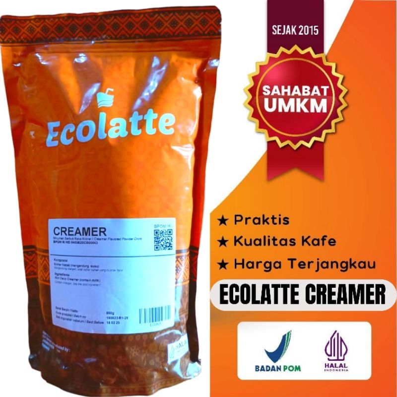 

CREAMER PREMIUM ECOLATTE 1KG KRIMER NABATI ENAK SURABAYA SIDOARJO