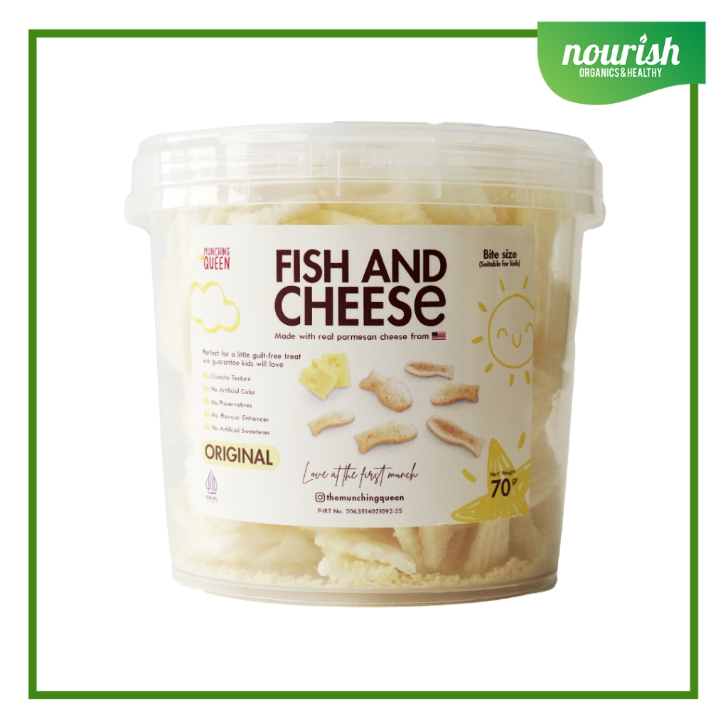 

Munching Queen, Fish and Cheese Original 70 gr (Kerupuk NO MSG)