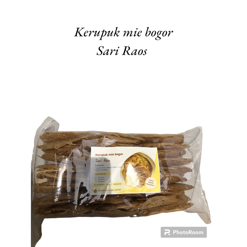 

kerupukmiebogor Sari Raos KECIL 500gram