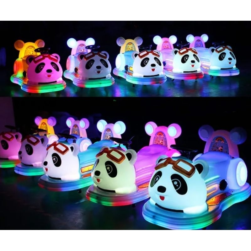 Mobik Aki // Battery Car // Bumper Car Cute Panda sistem koin terbaru termurah