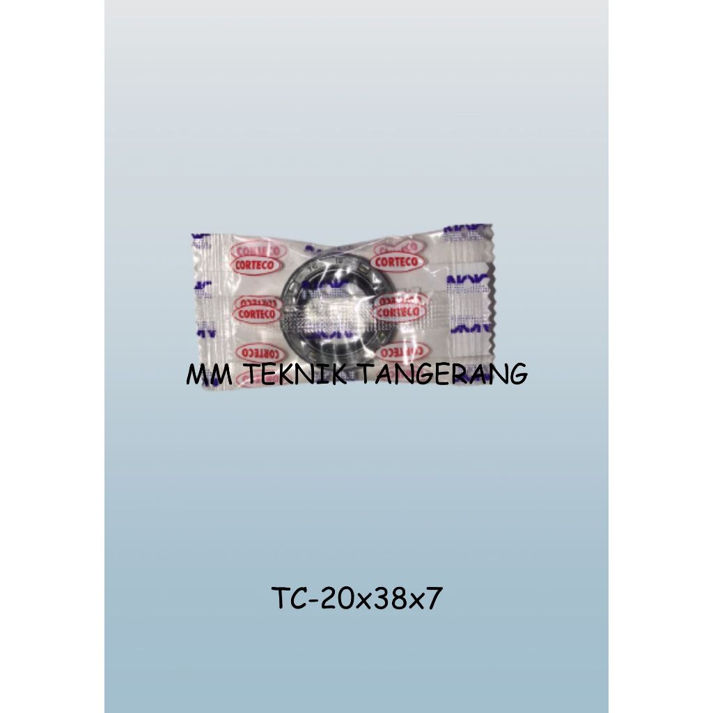 Oil seal TC 20x38x7 merk NOK 20 x 38 x 7 Karet oli sil shock breaker 20 38 7