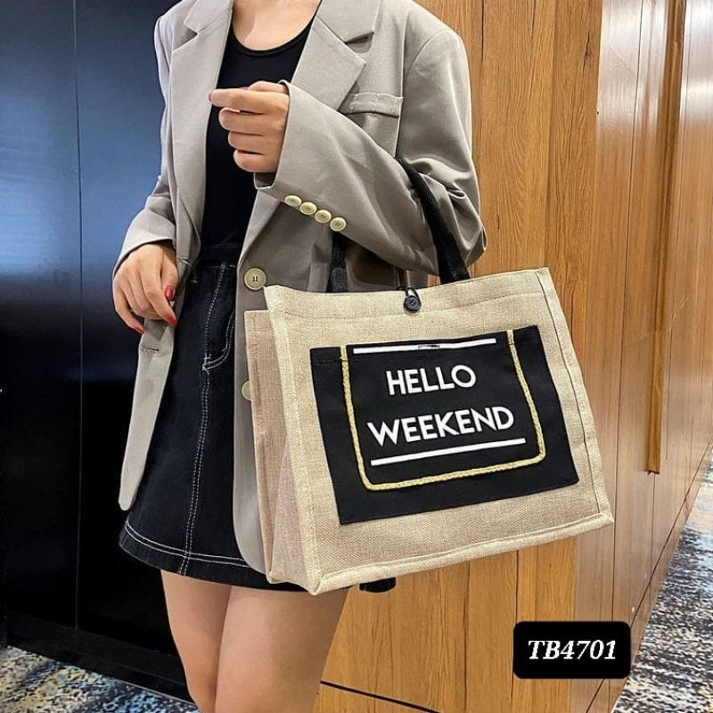 Tas TOTE BAG Canvas Import TB4701