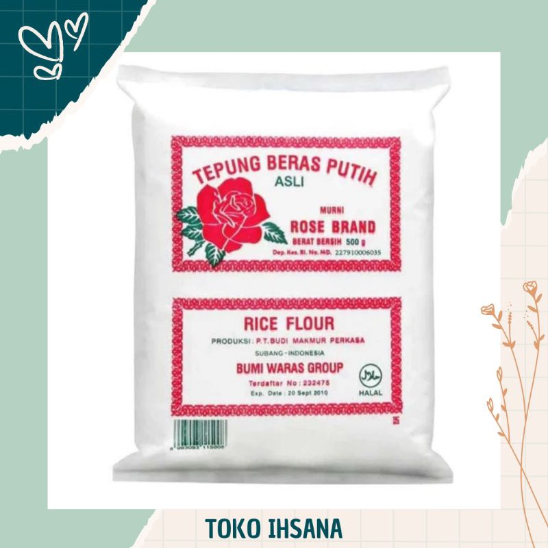 

Tepung Beras Rose Brand 500gr