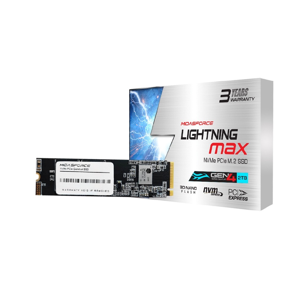 M.2 NVME GEN4 2TB MIDASFORCE M2 NVME 2TB MIDAS PCIe Gen4 SSD