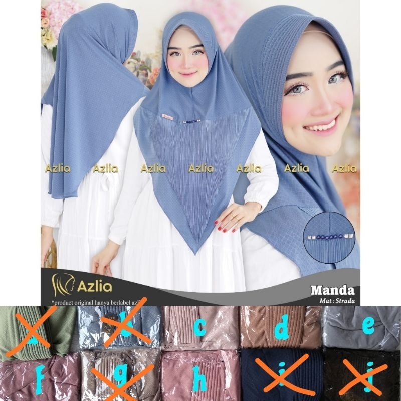 jilbab manda by azlia