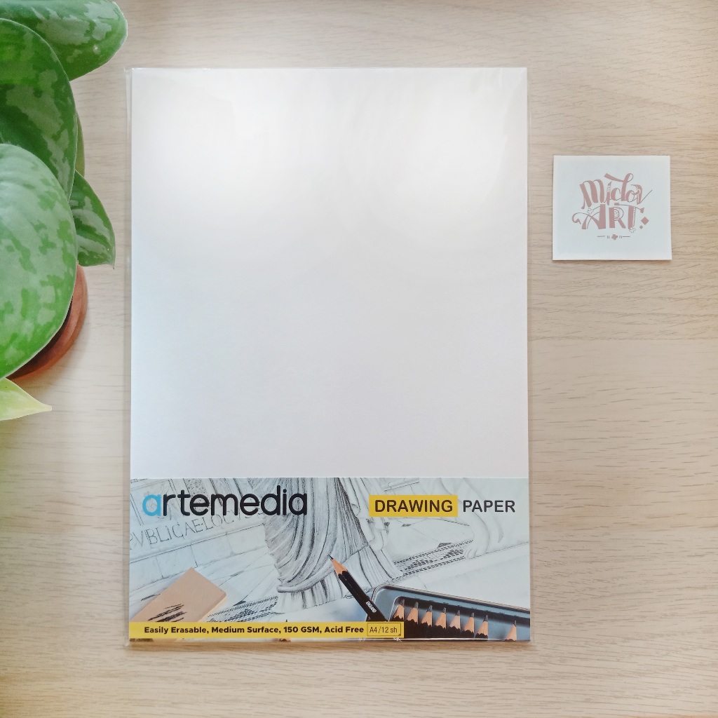 

Artemedia Drawing Paper A4 Kertas Melukis Gambar 150 gsm 12 lembar