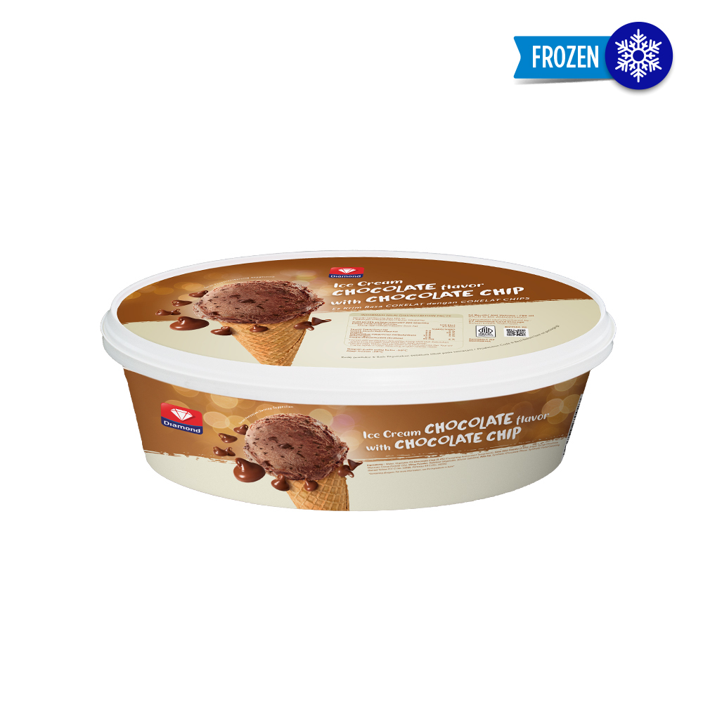 Promo Harga Diamond Ice Cream Cokelat 700 ml - Shopee