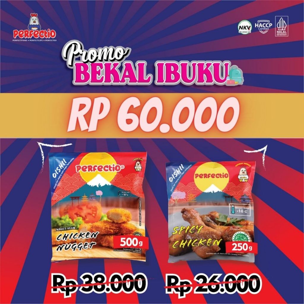 

Bundling chicken nugget dan spicy chicken BEKAL IBUKU 2