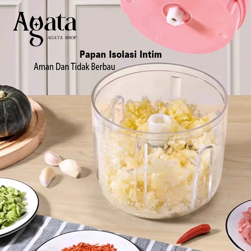 Blender Portabel Elektrik Tanpa Kabel /USB Mini Multifungsi Chopper Bumbu Dapur Praktis/ Blender Makanan Bayi-2