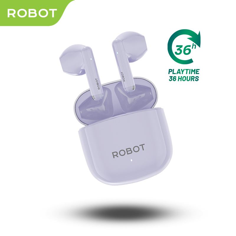 Headset Bluetooth Robot TWS Airbuds Earphone Bluetooth 5.3 Playtime 36jam