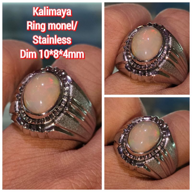 cincin batu permata kalimaya natural