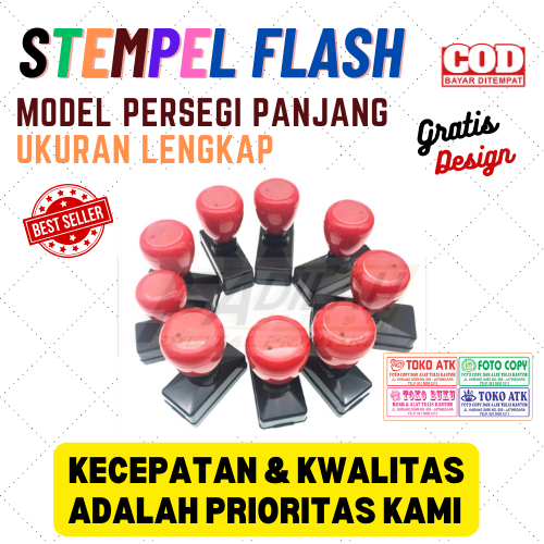 

Stempel Custom / Persegi panjang lengkap