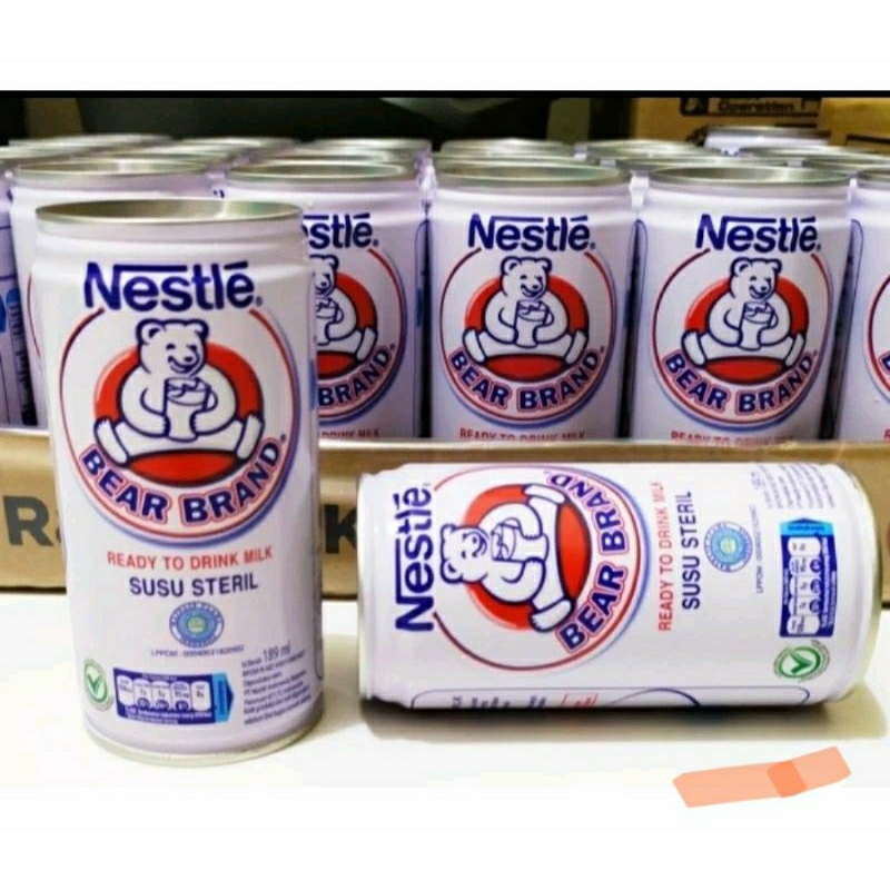 

Bear Brand Susu Steril 189ml Kaleng