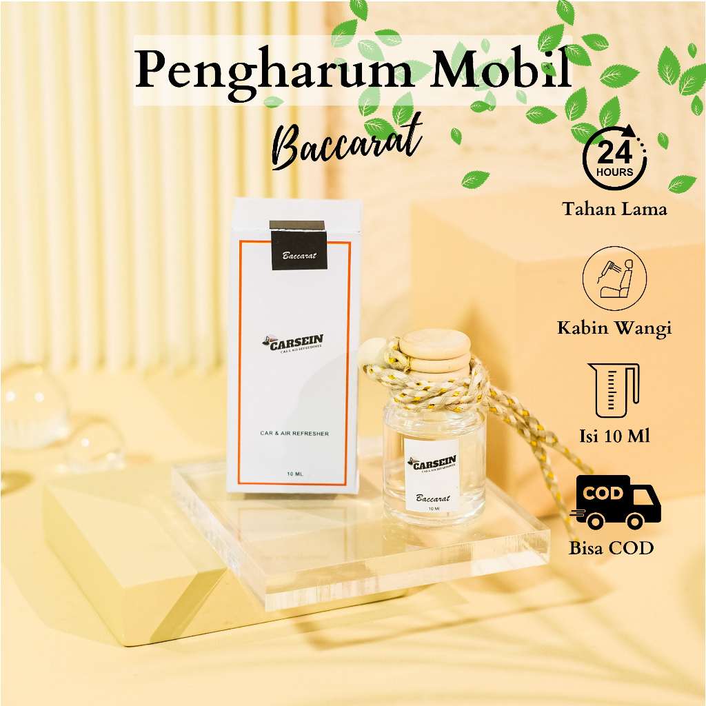 Parfum Mobil Tahan Lama Anti Mual Aroma Baccarat Anti Mual 10 ml Menyegarkan - Carsein