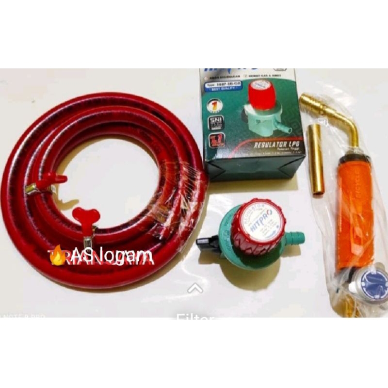 Paket komplit solder Las/ Solder BBO/ Gas torch bahan bakar gas