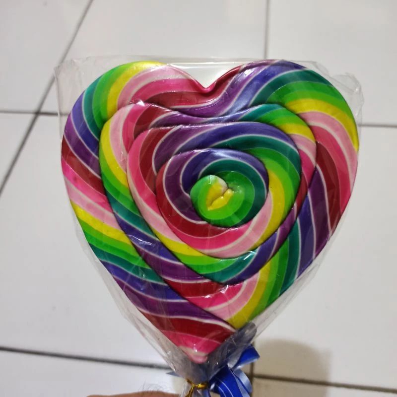 

PERMEN LOLIPOP Candy Ukuran 10 CM MURAH LOVE DAN BULAT