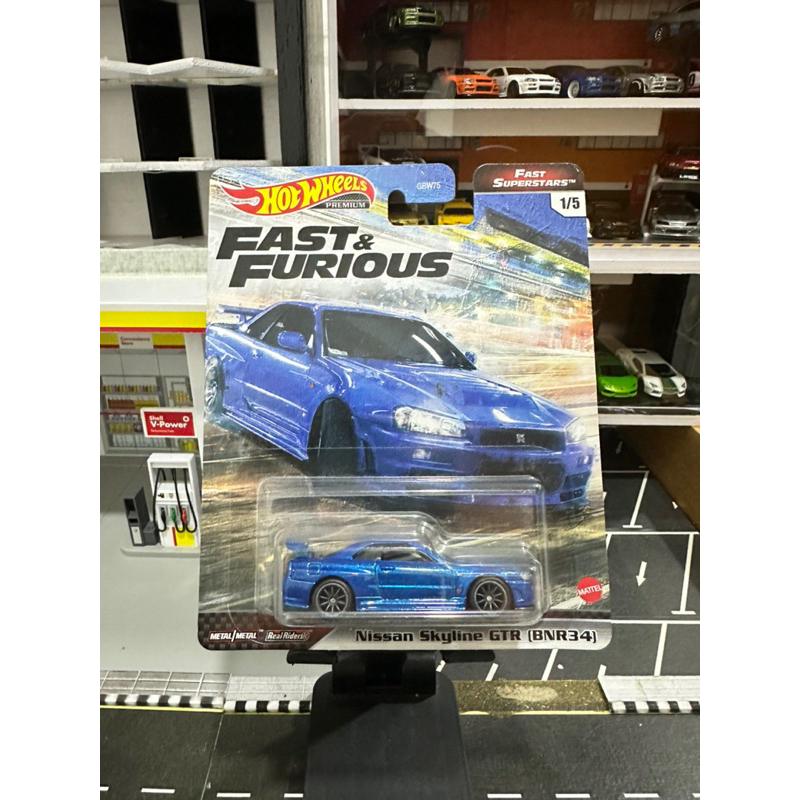 Hot Wheels Premium Fast and Furious Nissan Skyline GT-R (BNR34) Fast Superstar