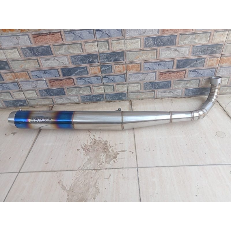 knalpot standart racing bluemoon L2super/L2G A100