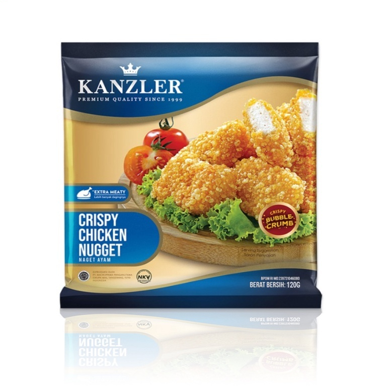 

KANZLER CRISPY CHICKEN NUGGET 120GR KHUSUS OJOL KURIR, GARING CRISPY.