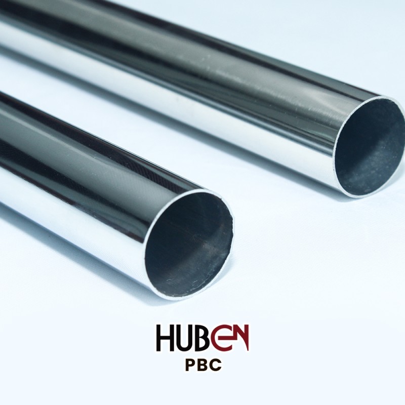 Pipa Bulat Besi Chrome Huben PBC 25mm