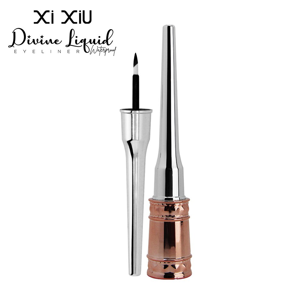 Divine Eyeliner Liquid Xi Xiu - Xi Xiu Eyeliner Black - Eyeliner Xi Xiu Waterproof