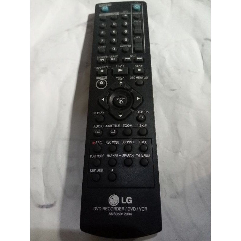 remote DVD decoder LG