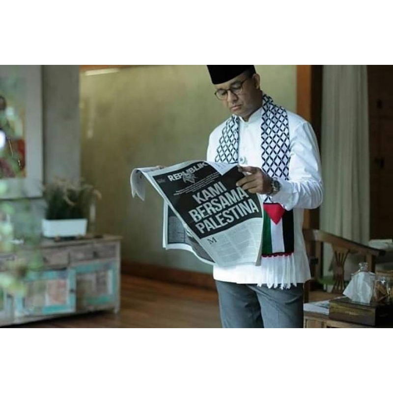 SORBAN SYAL RAJUT PANJANG PALESTINA INDONESIA