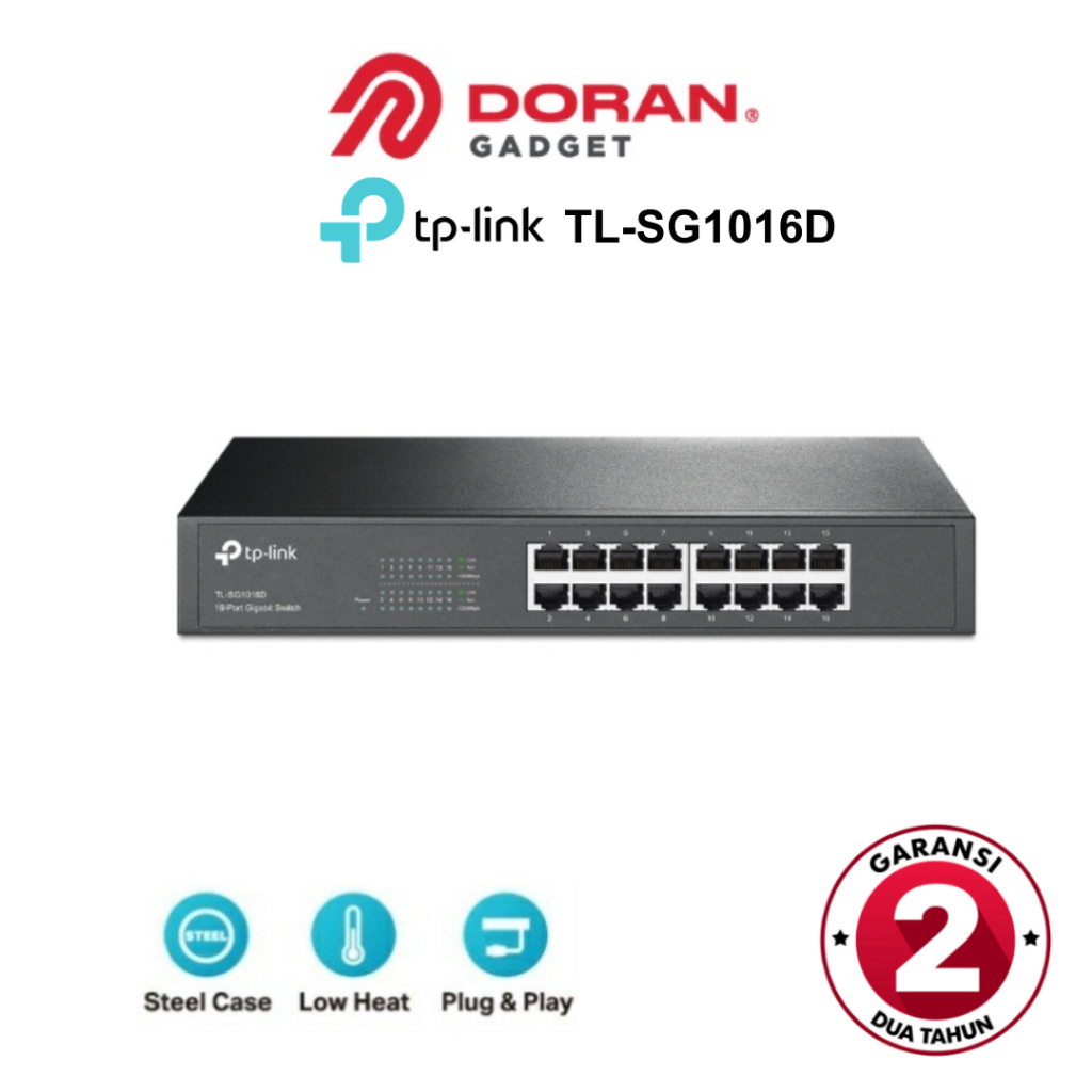 TP-Link SG1016D 16-Port Gigabit Switch TPLink TP Link TL-SG1016D