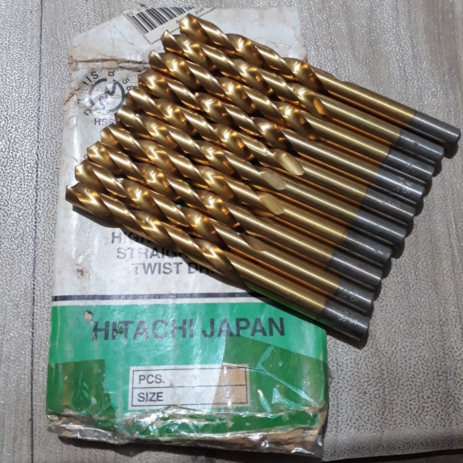 Mata Bor Besi Hitachi Japan kuning