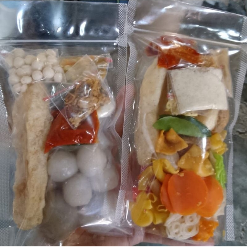 

cilok goang dan seblak instan