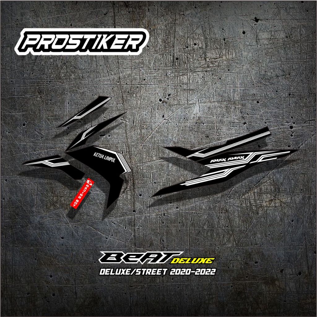 Sticker Striping Motor Honda Beat Deluxe/Street 2020 - 2022